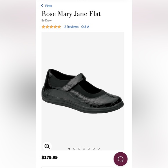 COPY - Drew black Leather Mary Jane Velcro Orthopedic shoe women’s size 8 Wide - Picture 7 of 7